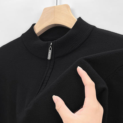 Men's Knitting Sweater Business Base Wool