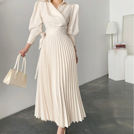 Women's Casual Commute Pleated Dress
