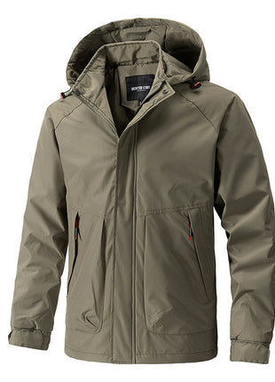 SS Men's Shell Jacket Khaki H