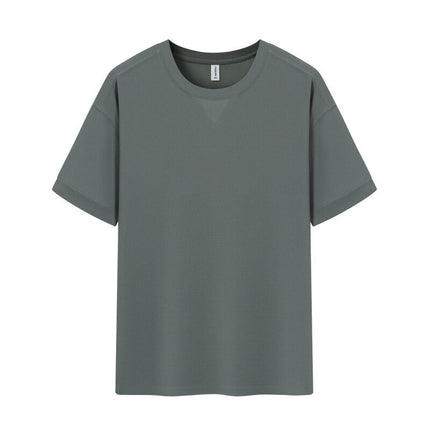 Waffle Heavy T-shirt For Men Army green