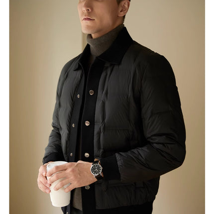 Men's High-end Casual Patchwork Coat