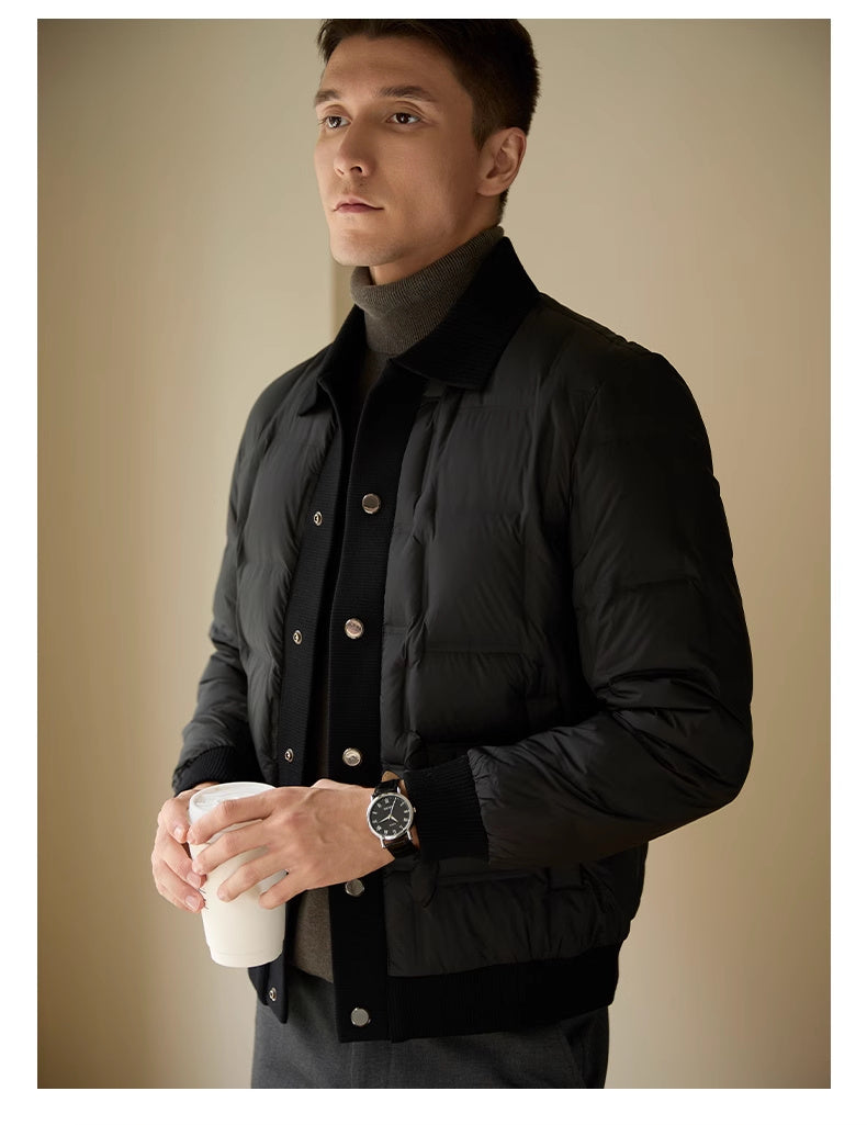 Men's High-end Casual Patchwork Coat