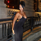 SS Backless A- Line Dress