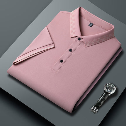 Men's T-shirt Loose Casual Pink