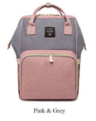 SS Maternity Nappy Bag Pink gray
