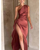 SS Event Dress Light Brown