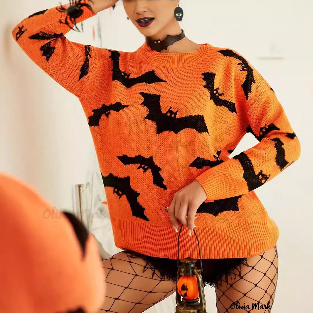 Halloween Brocade Sweater