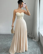 SS French Dress Apricot