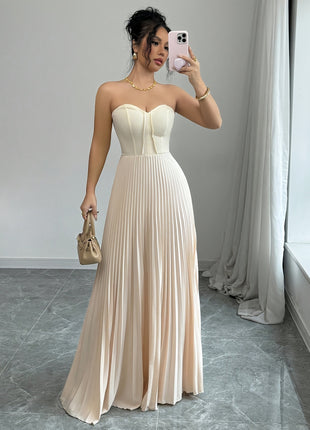 SS French Dress Apricot