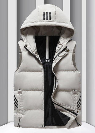 SS Men's Warm Vest Beige