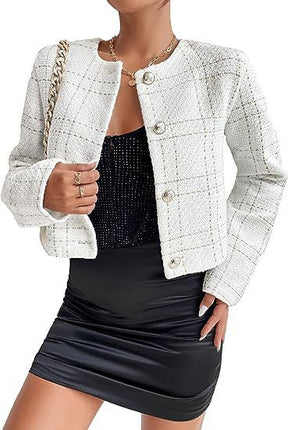 SS Button Jacket | Set White