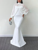 SS Two-piece Set Dress White