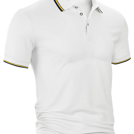 Men's Lapels Top White