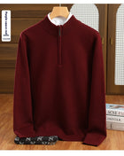 SS Wool Sweater Wine red