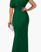 SS Formal Party Dress Green