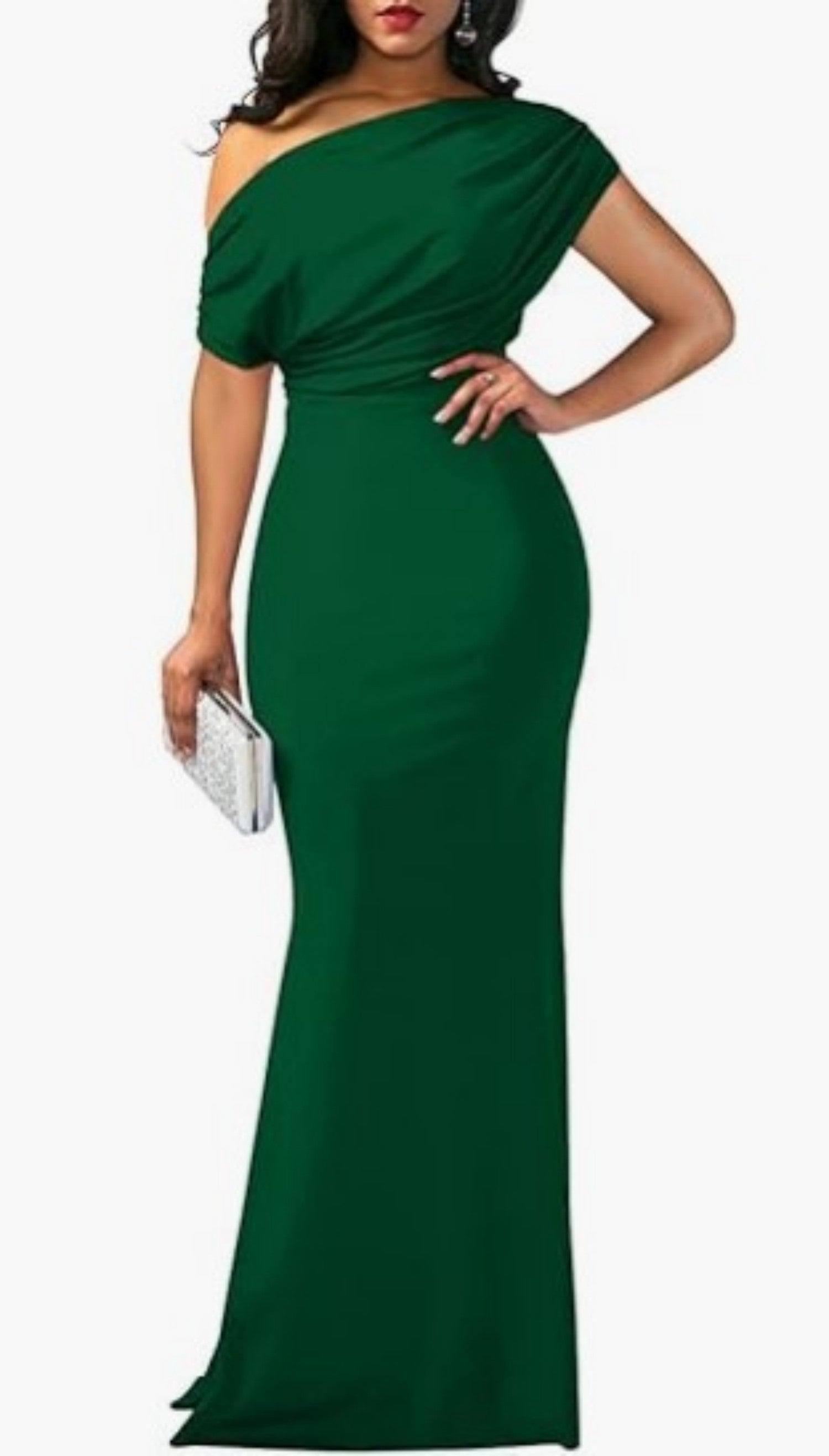 SS Formal Party Dress Green