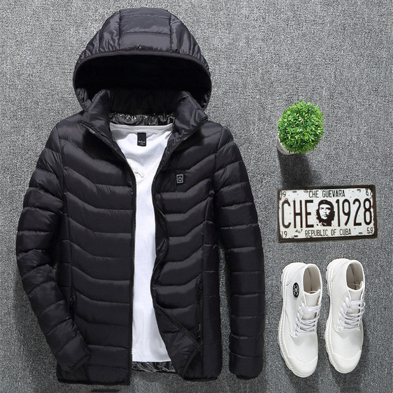 New Heated Thermal Men's Winter Jacket