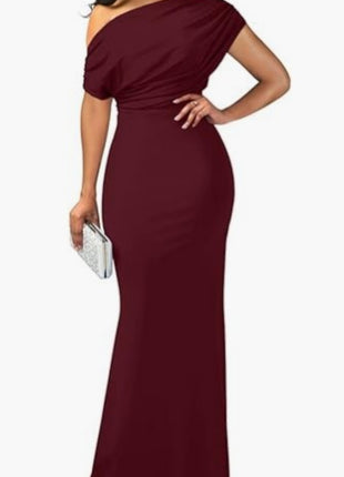SS Formal Party Dress Brown