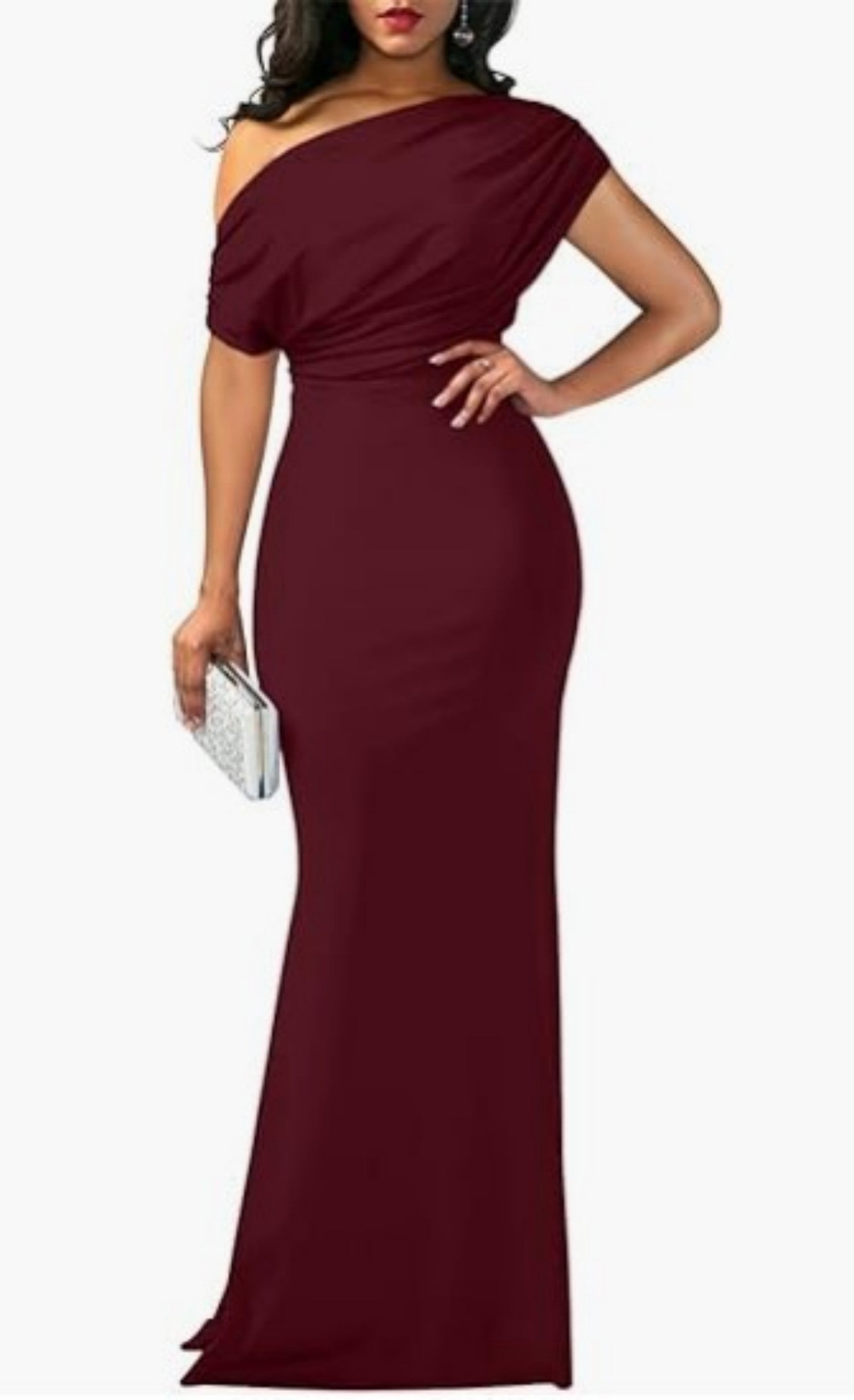 SS Formal Party Dress Brown