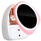 Cosmetics Box Desktop Jewelry Container Pink