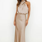 SS Elegant Evening Dress Apricot