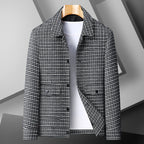 Men's Casual Autumn And Winter Plus size jacket Gray