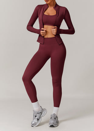 SS Yoga 3-P’s Set Cherry Red