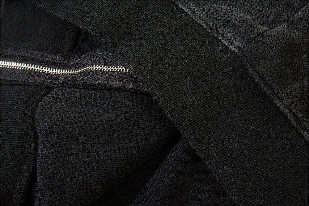 Men's Stitching Edging Hoodie