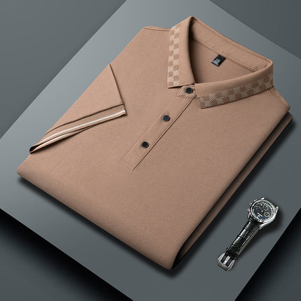 Men's T-shirt Loose Casual Khaki