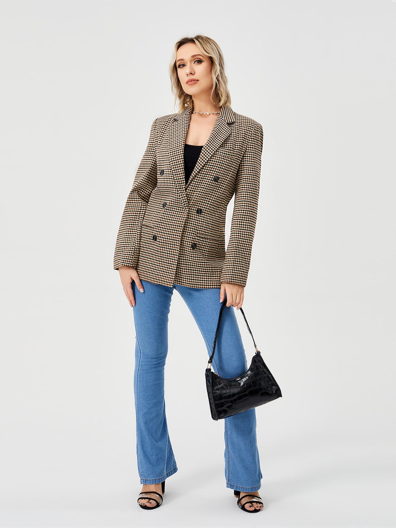 Womens Casual Blazer Jacket
