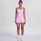 Brushed Outdoor Running Yoga Suit Pink