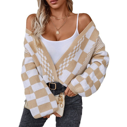 Women Sweater Lantern Sleeve