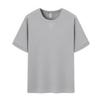 Waffle Heavy T-shirt For Men Light Gray