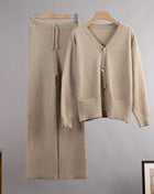 SS Cardigan Sweater Suit Apricot One size