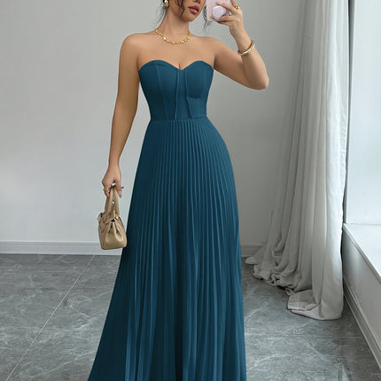 Women's French Tube Top Elegant Dress