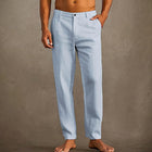 Men's Linen Beach Pants Light blue