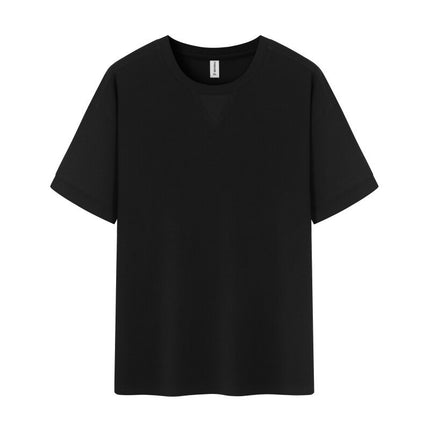 Waffle Heavy T-shirt For Men Black