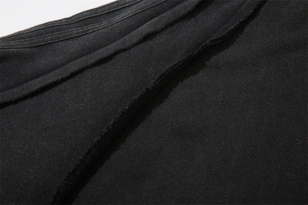 Men's Stitching Edging Hoodie