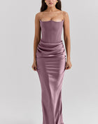 SS Party Evening Dress Purple