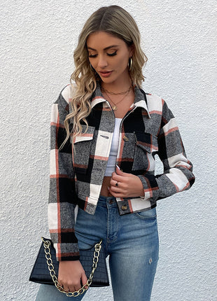 SS Cropped Jacket Black