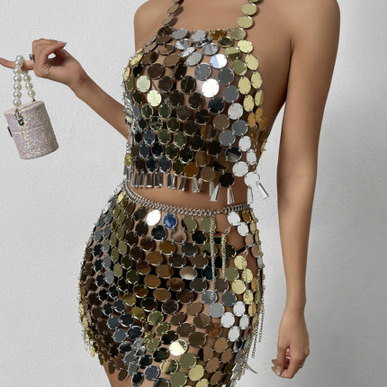 Women's Wrapped Acrylic Suit