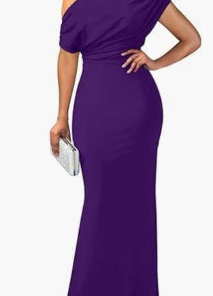 SS Formal Party Dress Purple