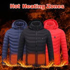 New Heated Thermal Men's Winter Jacket
