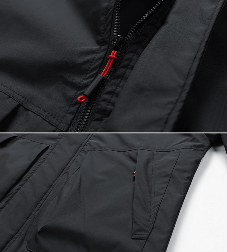 Men's Outdoor Casual Hooded Shell Jacket