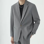 Men Loose Drooping Style Suit