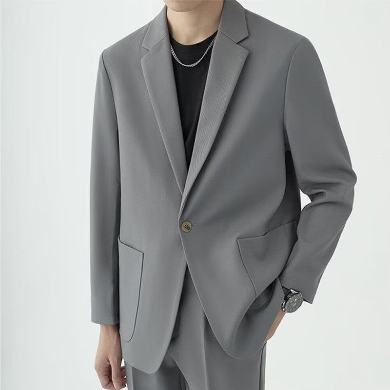 Men Loose Drooping Style Suit