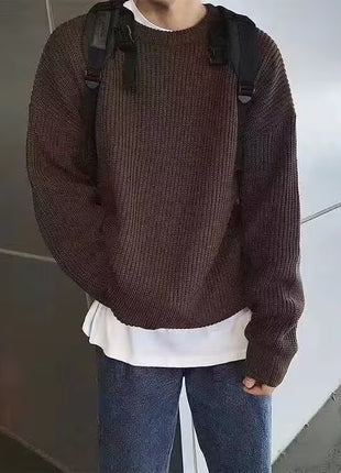 SS Loose Sweater Brown