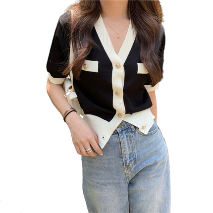 Ice Silk Knitted Thin Top