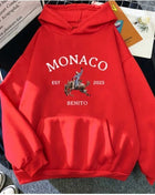 SS Monaco hoodie Red