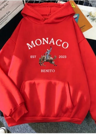 SS Monaco hoodie Red